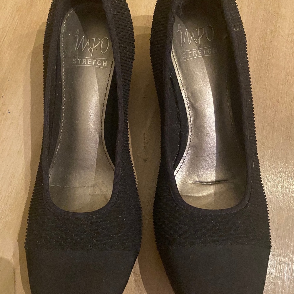 Impo Black Stretch Wedge